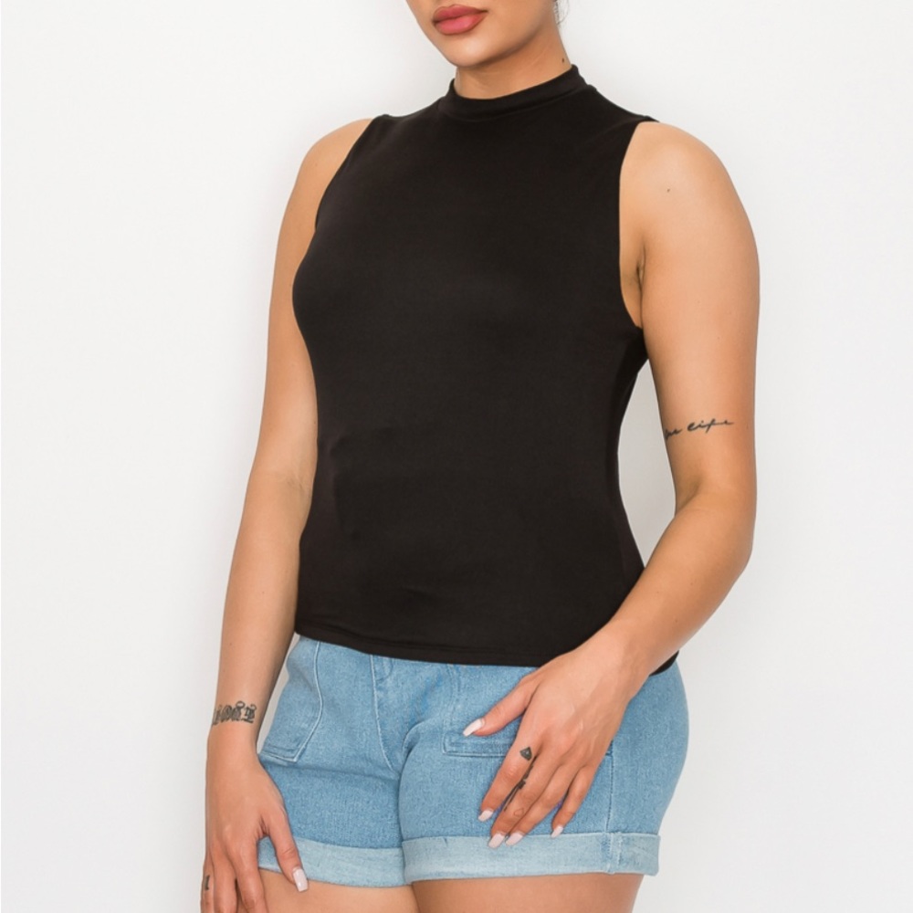 Mock Neck Tank top
